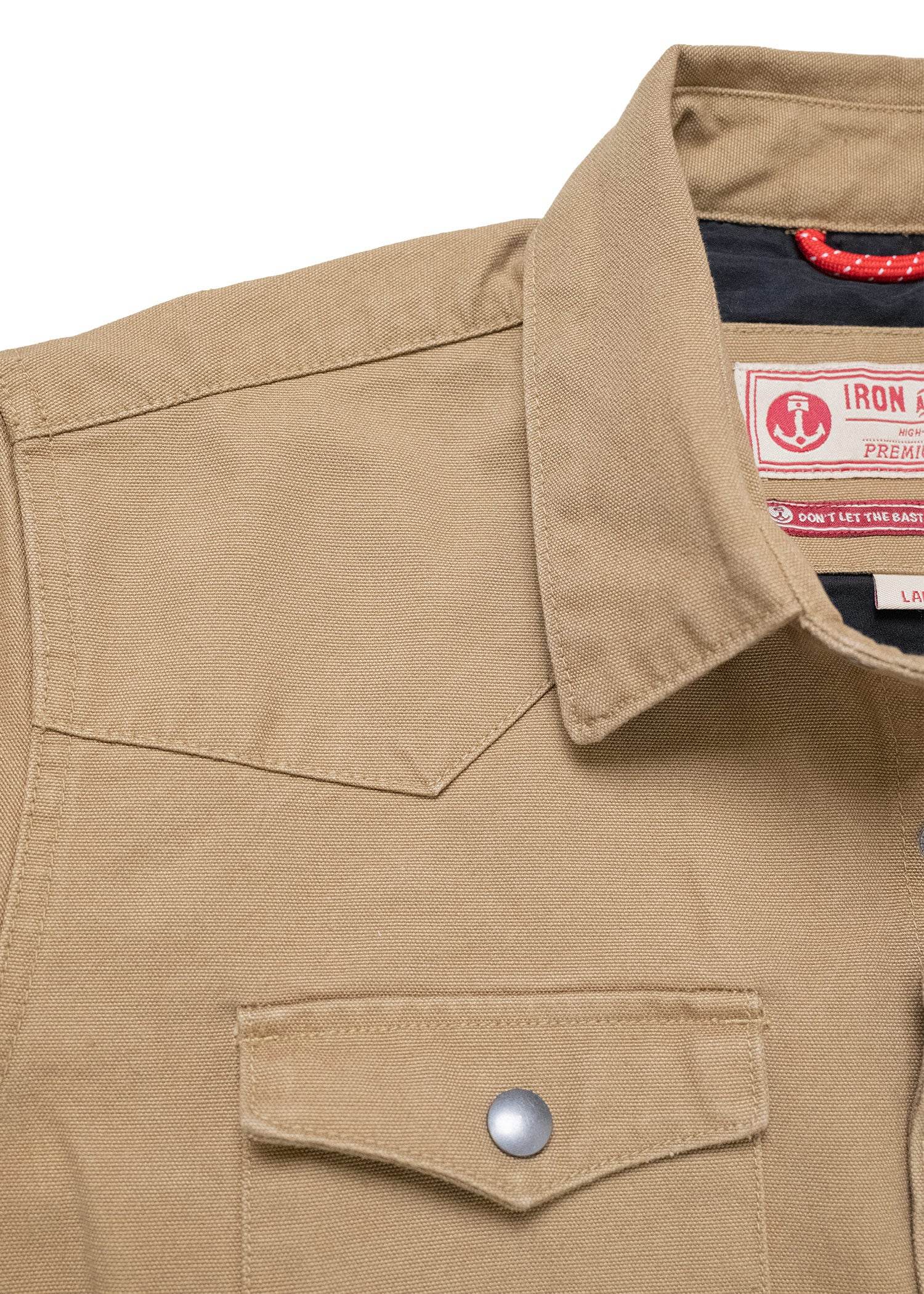 Iron And Resin Fenceline Shirt Field Tan