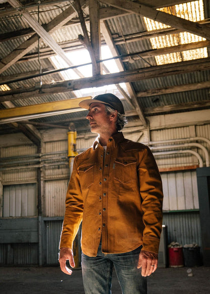 Iron And Resin Fenceline Shirt Cognac