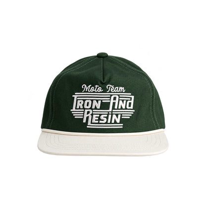 Iron And Resin Moto Team Cap Green