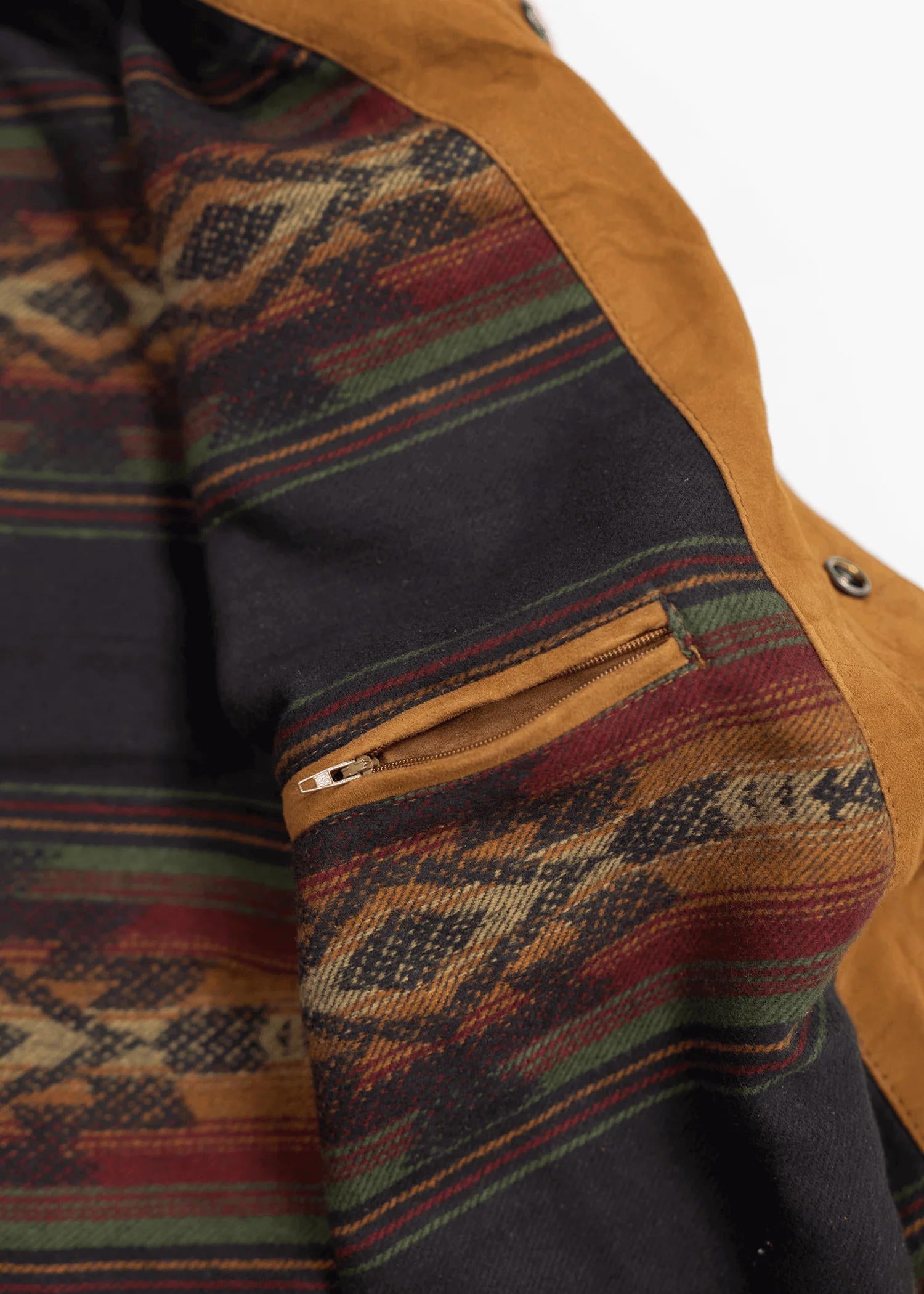 Iron And Resin Ojai Goat Suede Jacket Cognac