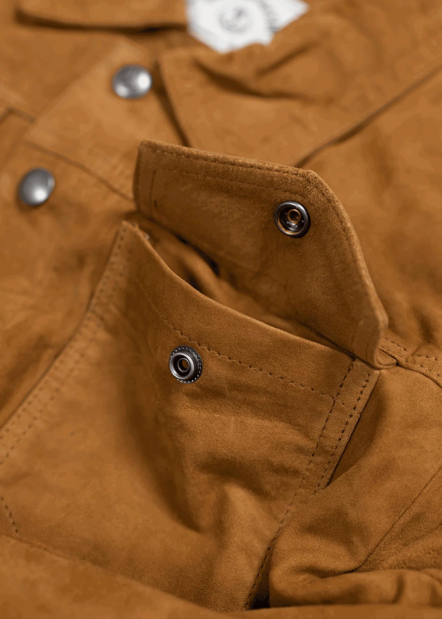 Iron And Resin Ojai Goat Suede Jacket Cognac