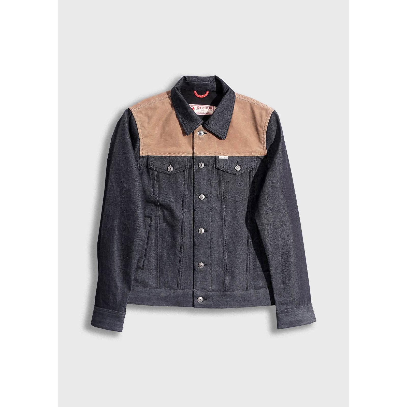 Iron And Resin Rambler Denim Jacket Indigo/Brown