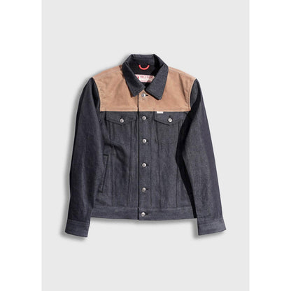 Iron And Resin Rambler Denim Jacket Indigo/Brown
