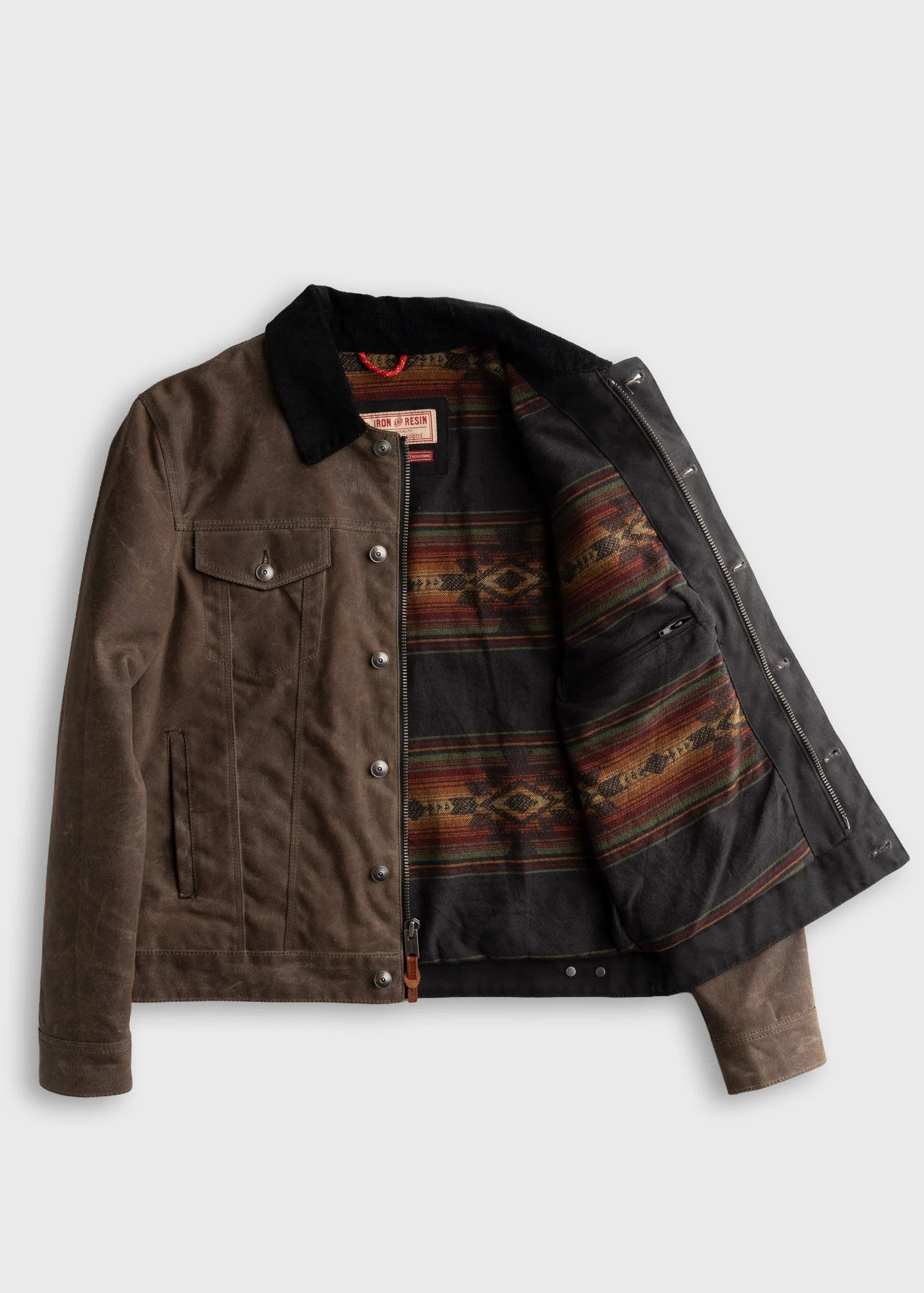 Iron And Resin Scout Jacket Oak Brown