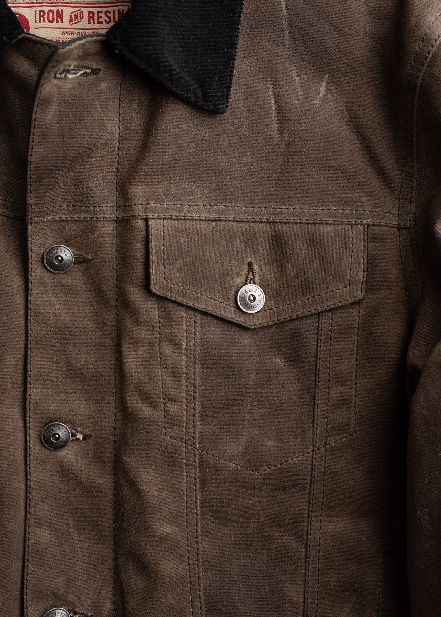 Iron And Resin Scout Jacket Oak Brown