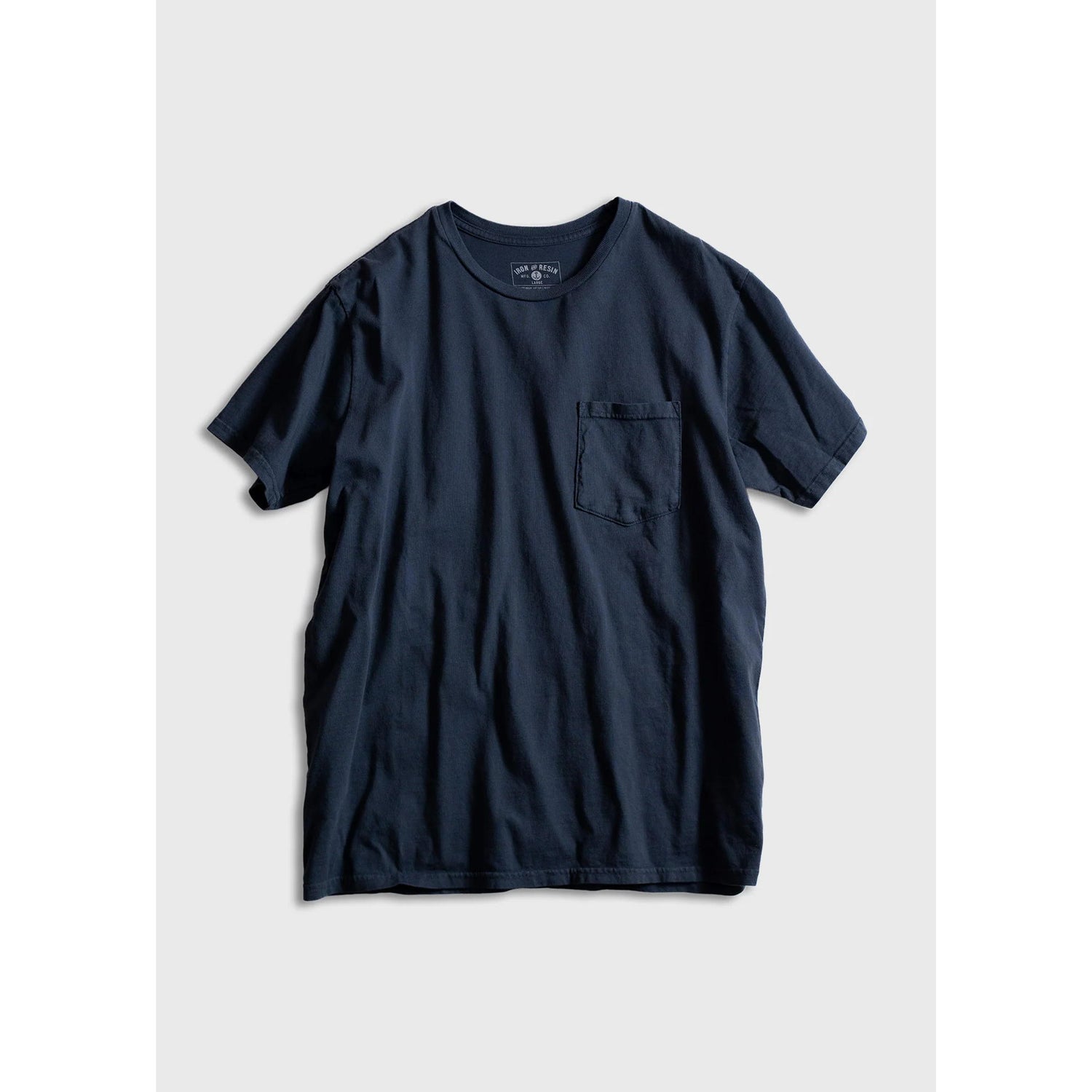 Iron And Resin Stock Pocket Tee Navy