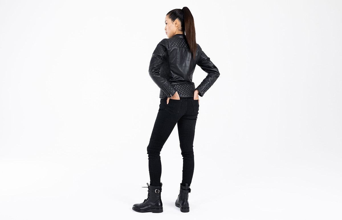 John Doe Adina Women Leather Jacket Black