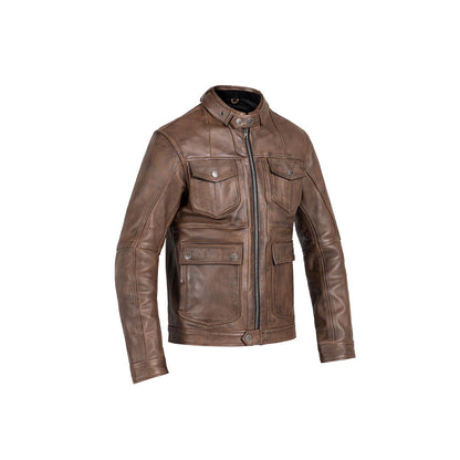 John Doe Drifter Leather Jacket Brown