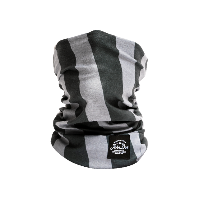 John Doe Stripes Neck Tube Black/Grey