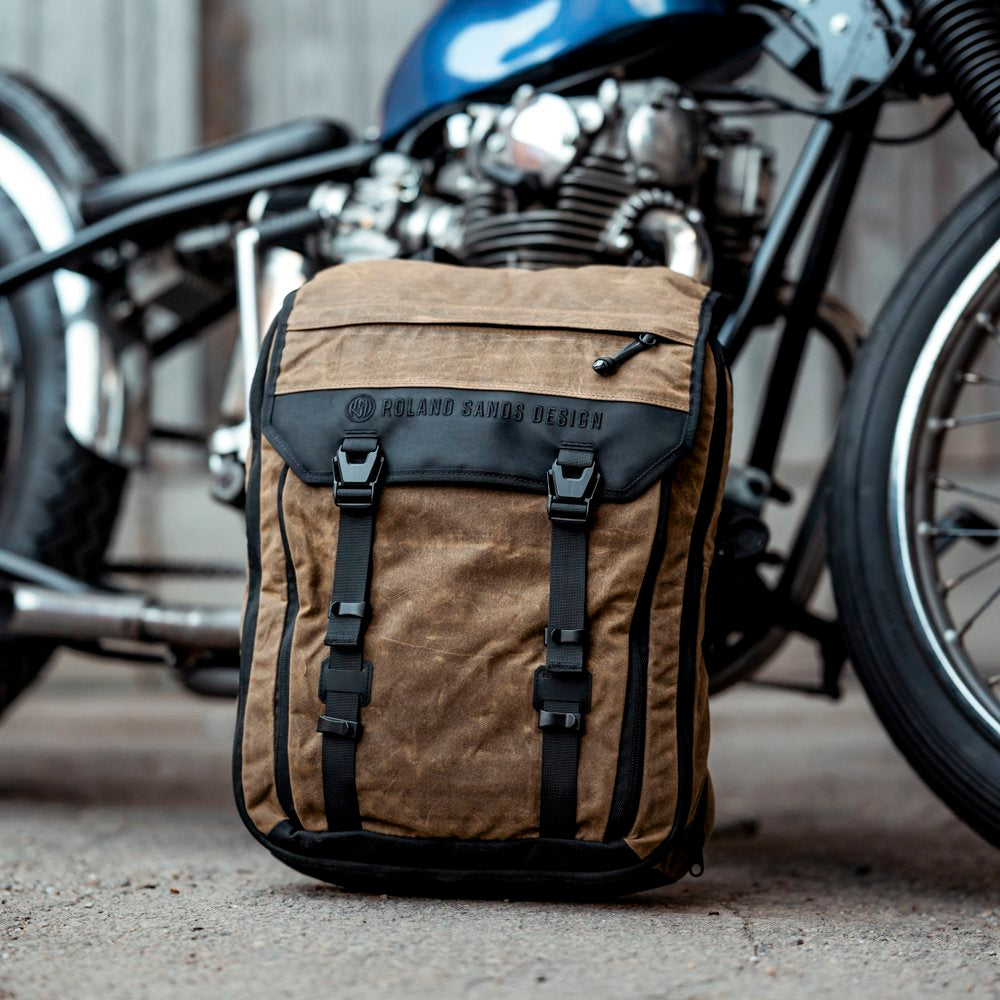 Roland Sands X Kriega Roam 34 Backpack Brown