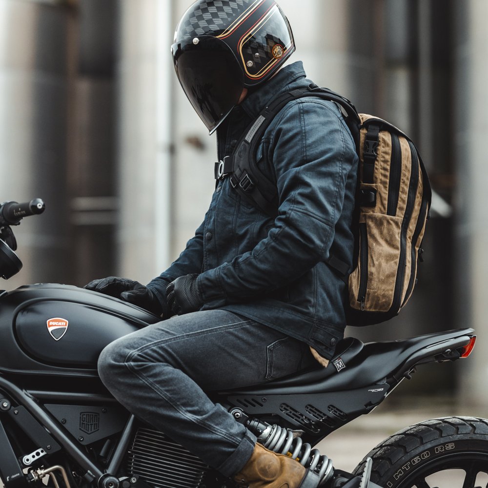 Roland Sands X Kriega Roam 34 Backpack Brown