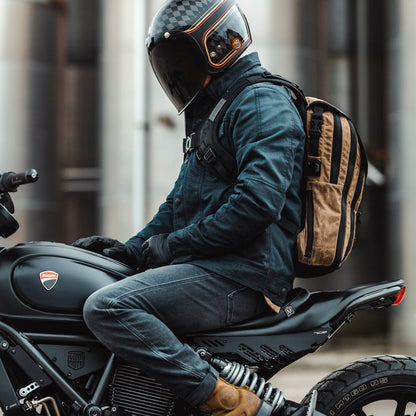 Roland Sands X Kriega Roam 34 Backpack Brown