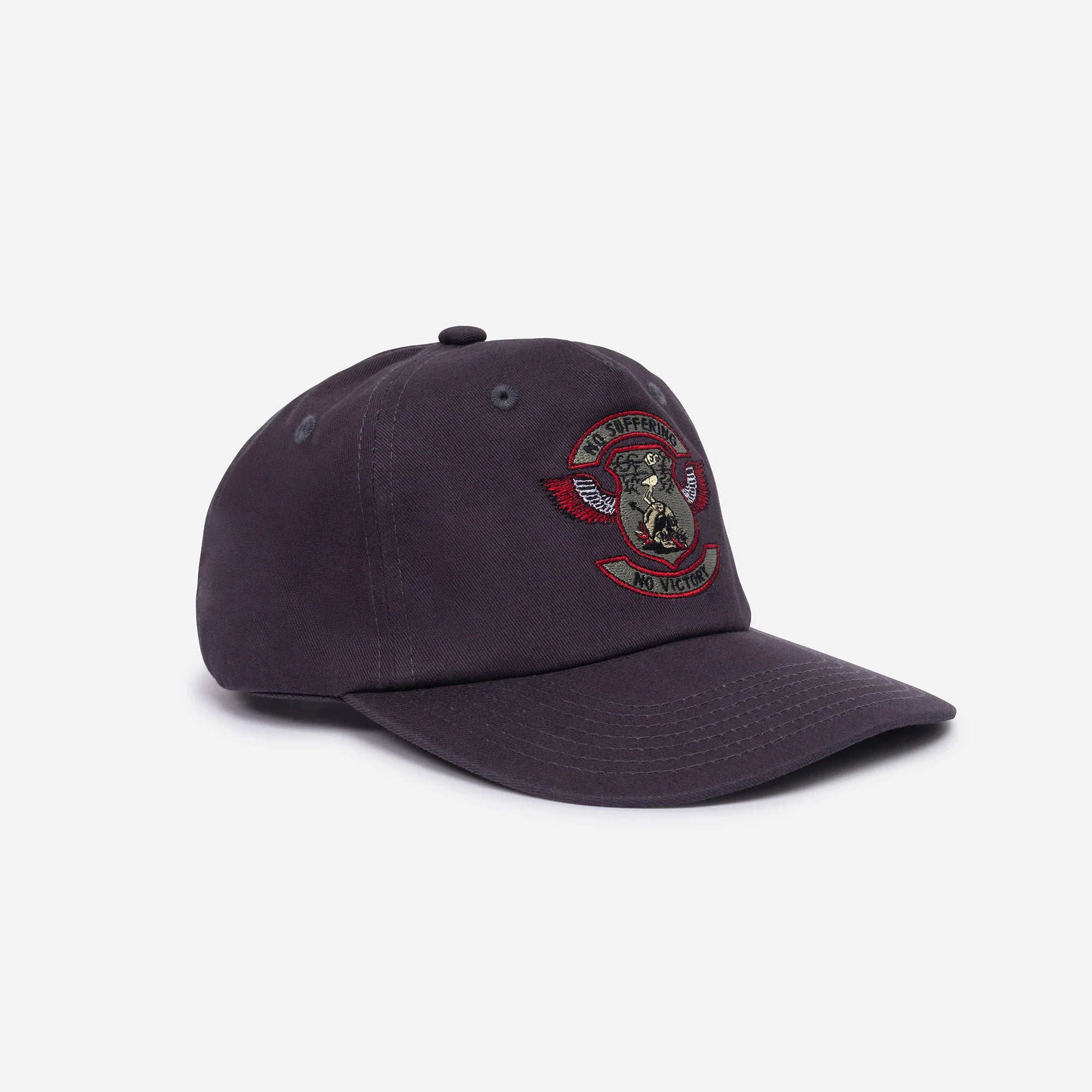 Macleod No Suffering No Victory Cap Grey