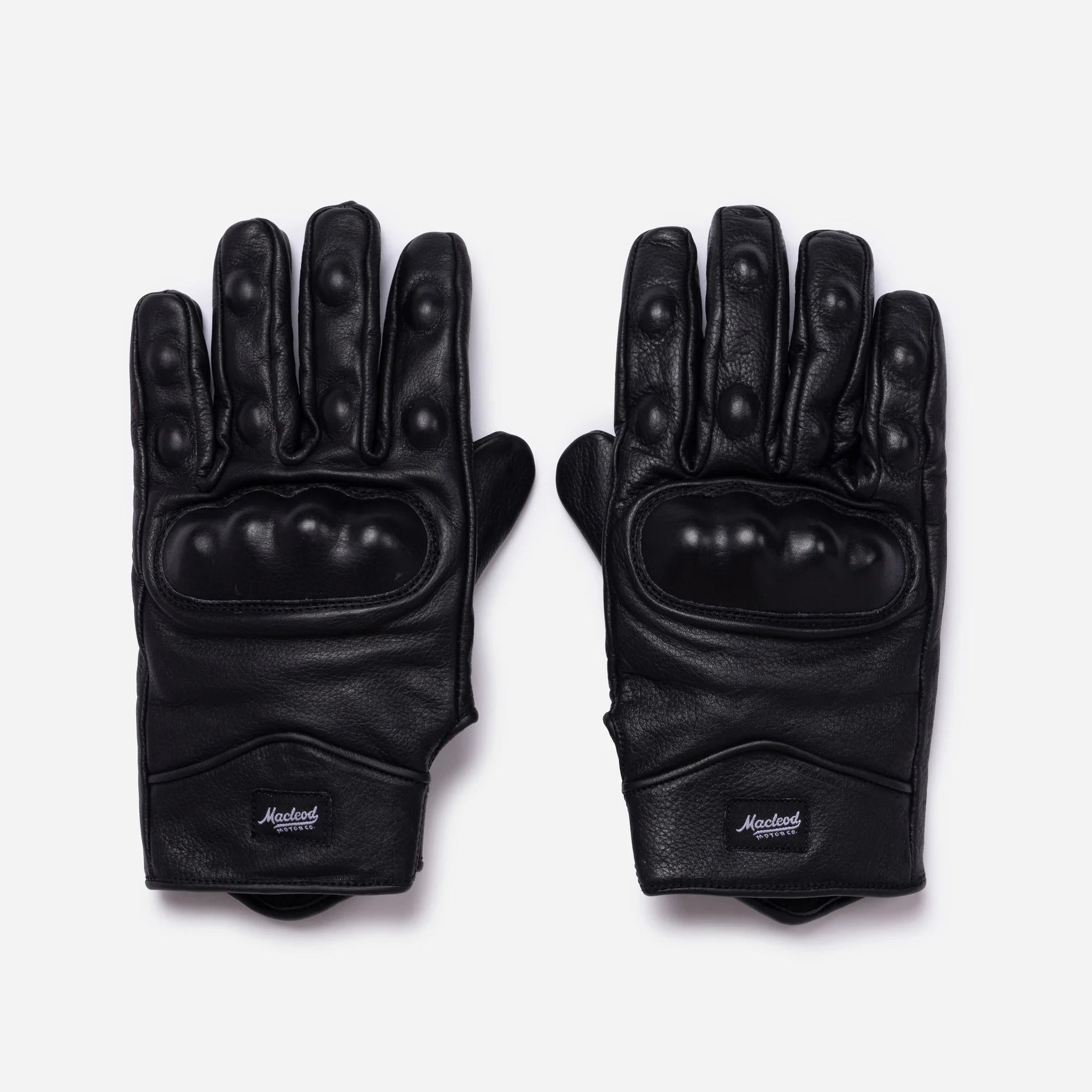 Macleod Rebel Full Protection Gloves Black