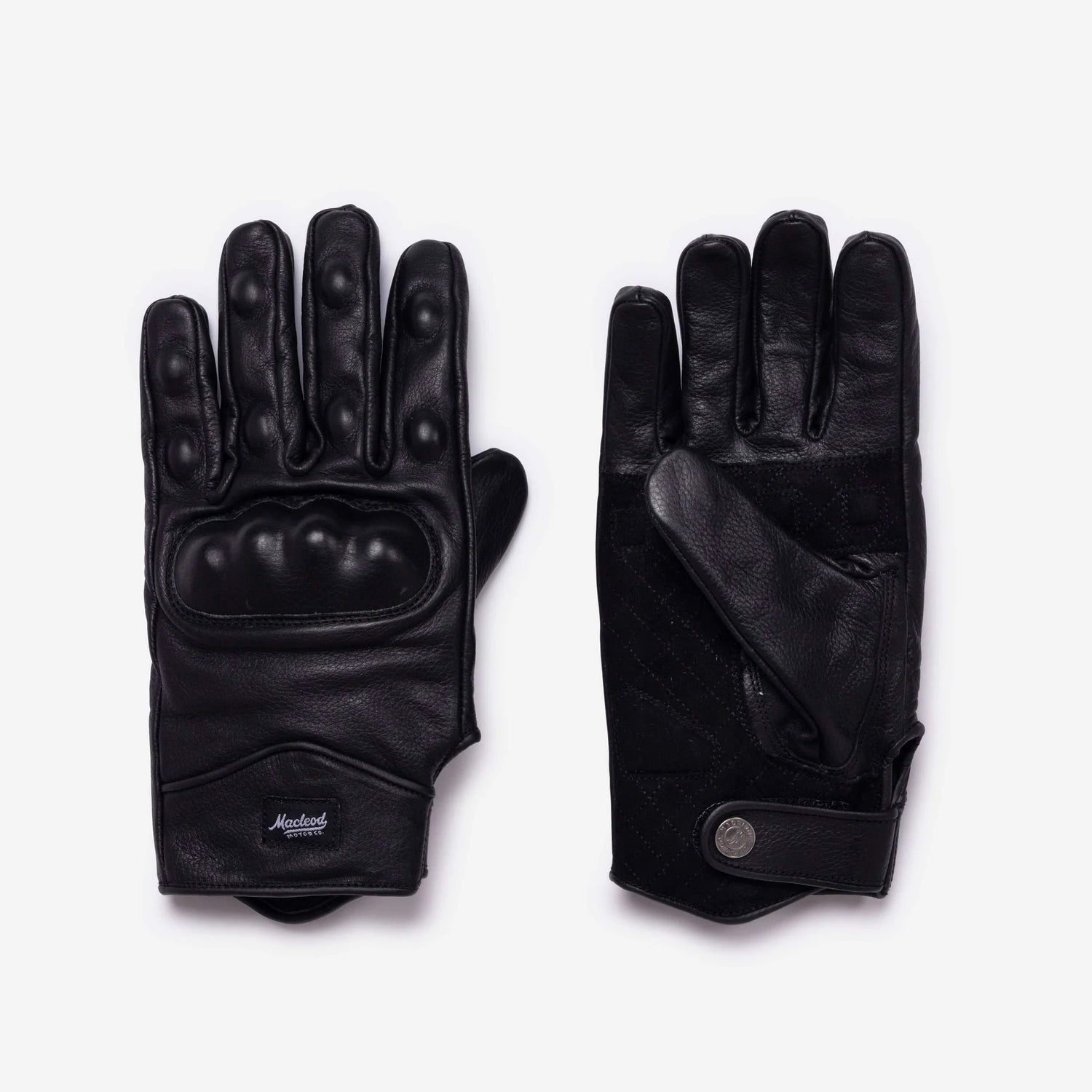 Macleod Rebel Full Protection Gloves Black
