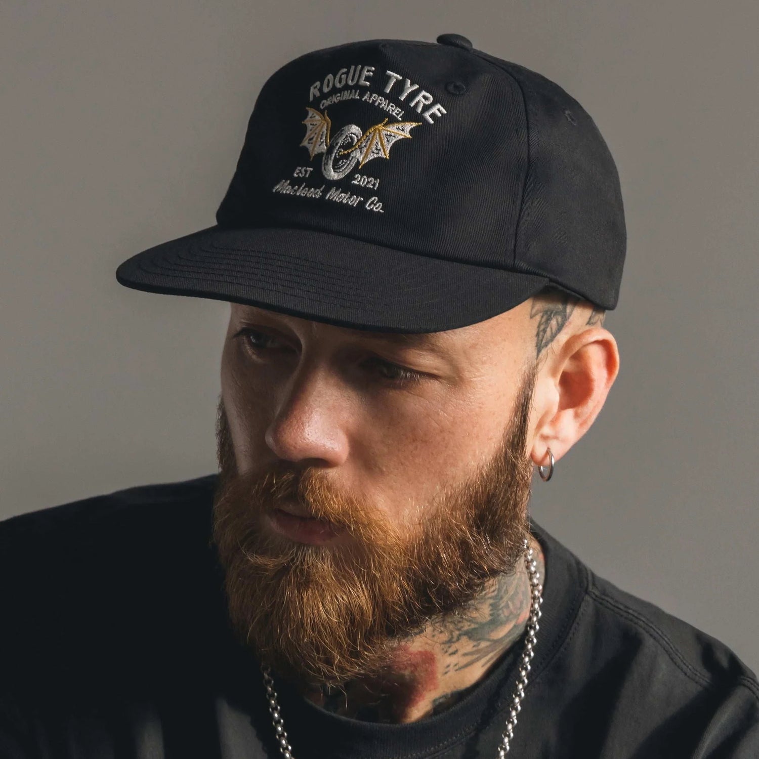 Macleod Rogue Tyre Cap Black