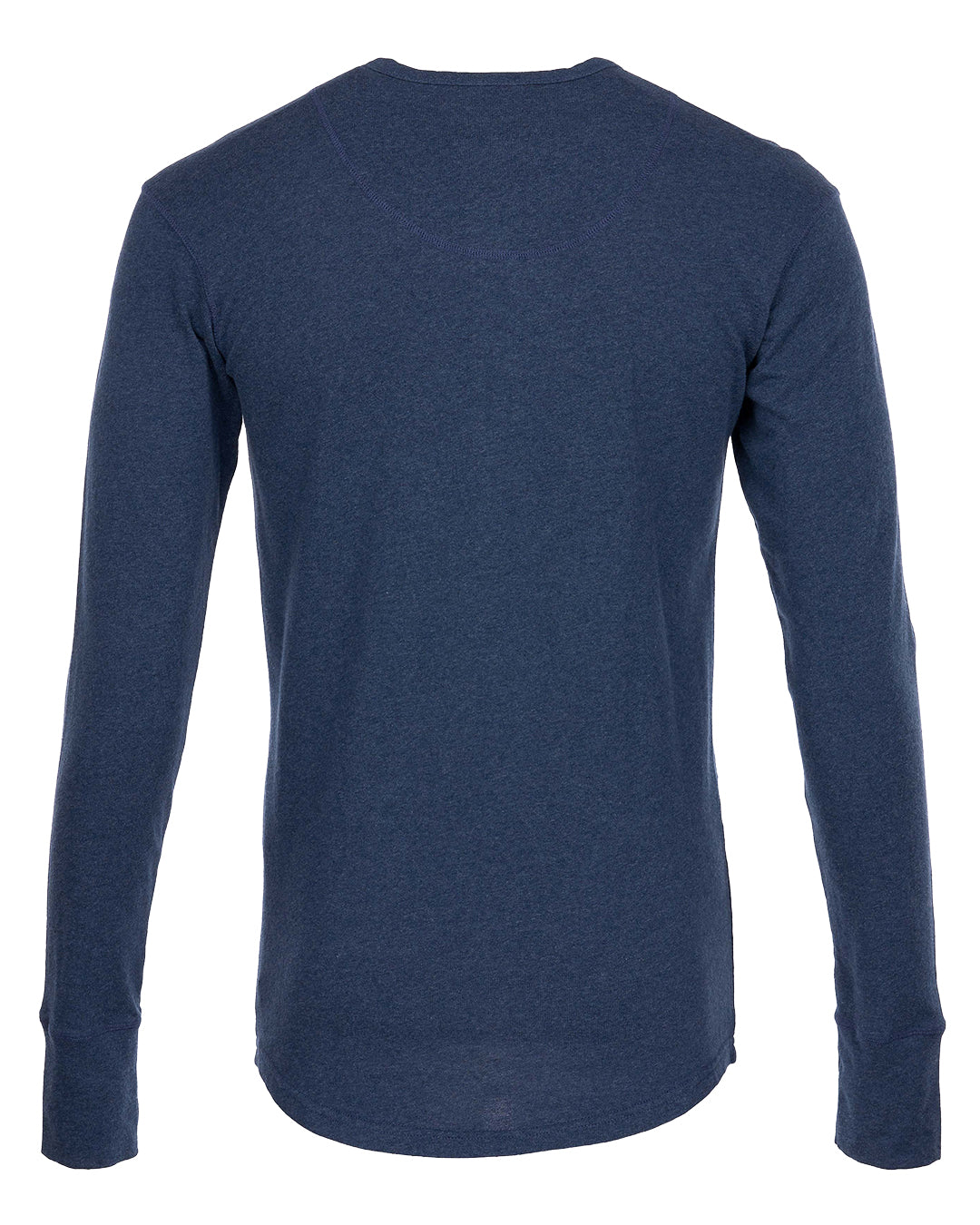 Pike Brothers 1927 Henley Long Sleeve Shirt Indigo Melange