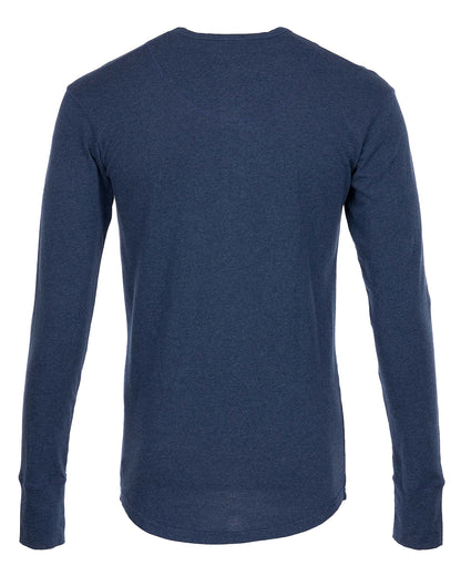 Pike Brothers 1927 Henley Long Sleeve Shirt Indigo Melange