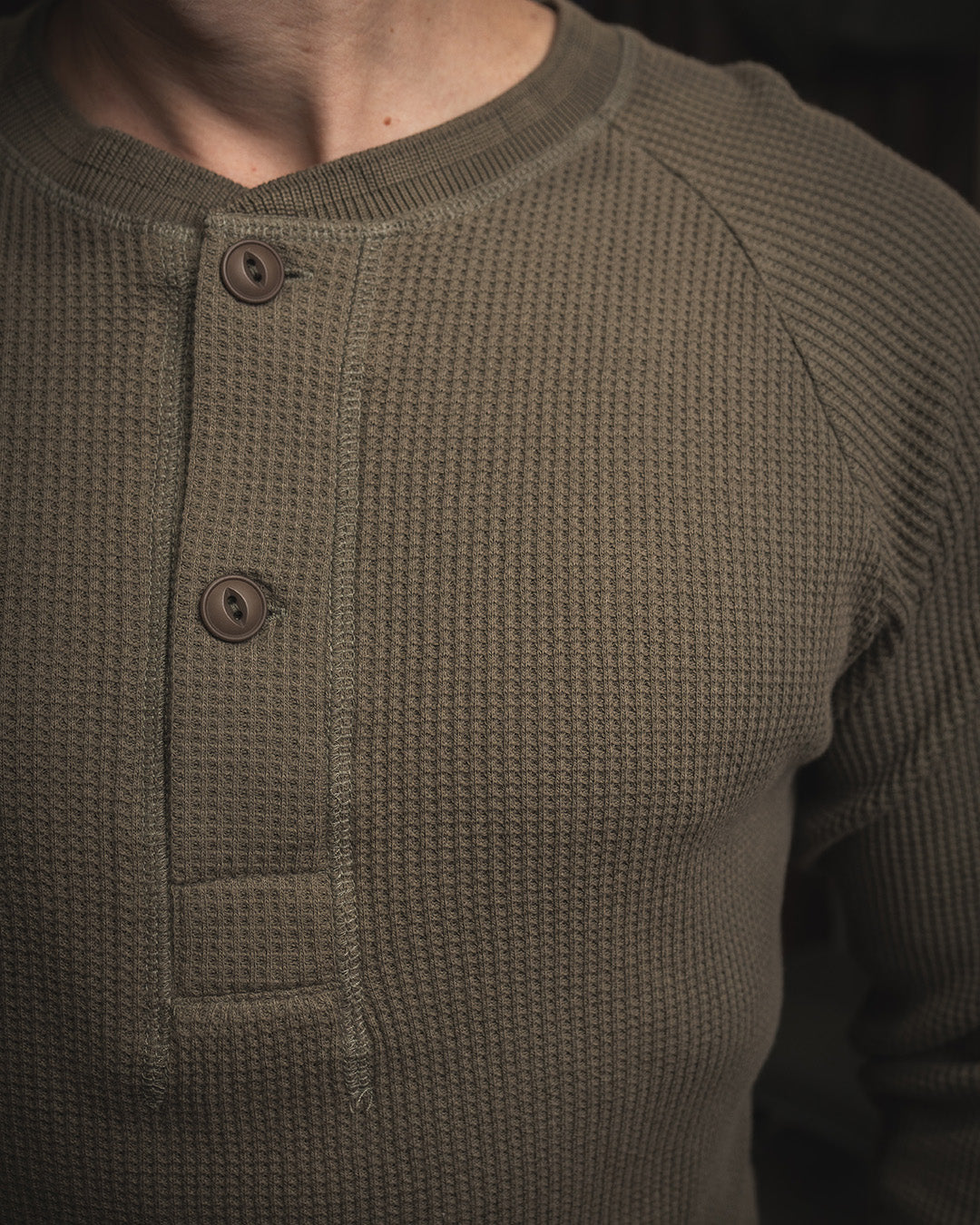 Pike Brothers 1936 Waffle Shirt Army