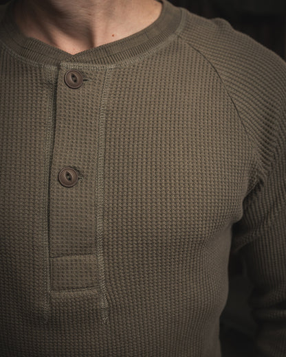 Pike Brothers 1936 Waffle Shirt Army