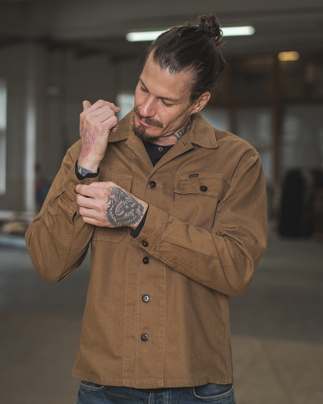 Pike Brothers 1962 OG-107 Shirt Brown
