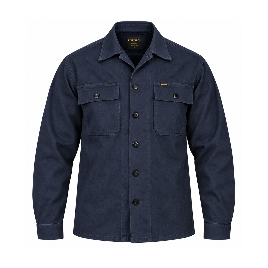 Pike Brothers 1962 OG-107 Shirt Navy