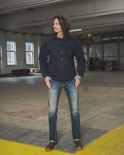 Pike Brothers 1962 OG-107 Shirt Navy