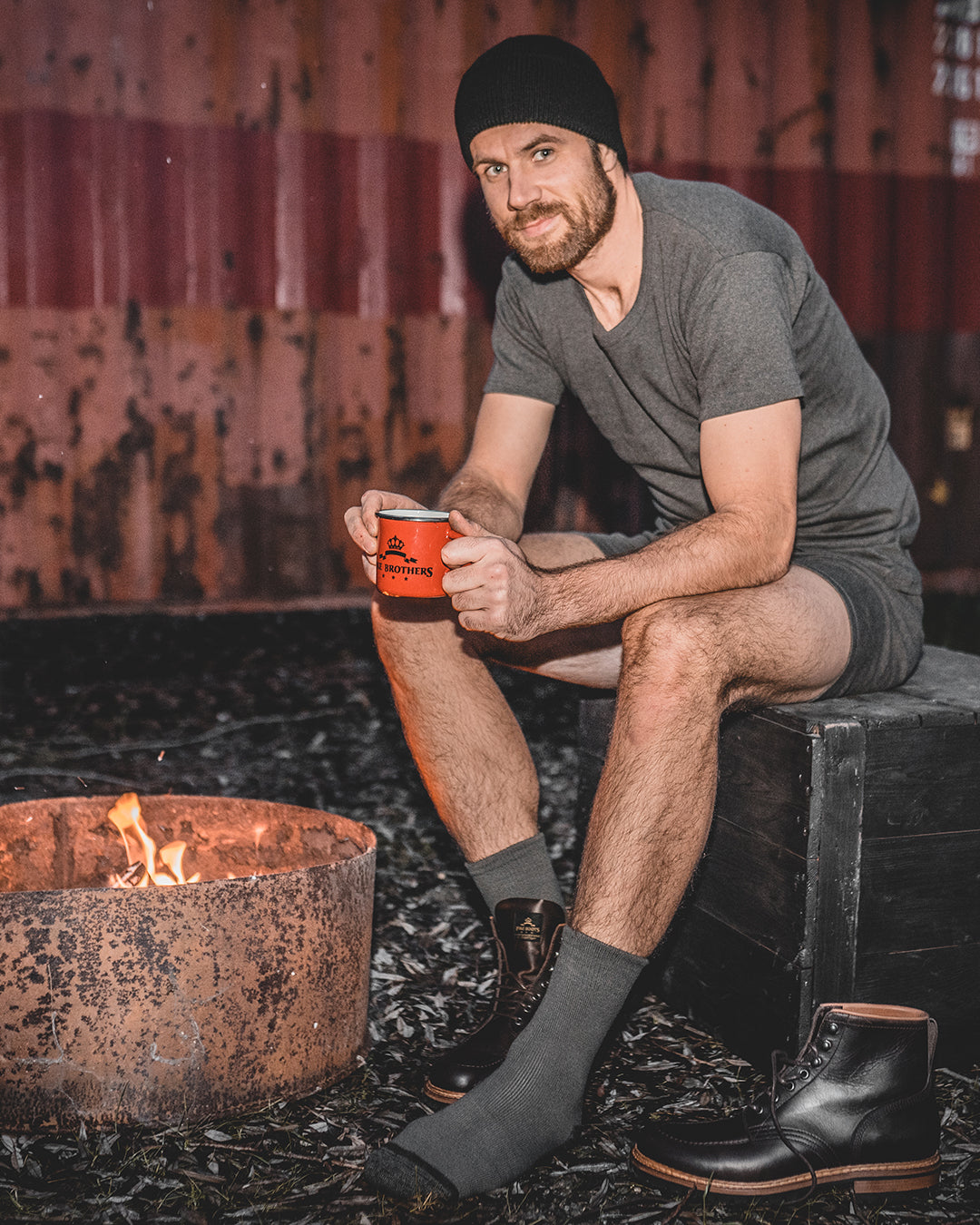 Pike Brothers 1963 Walt Utility Sock Grey