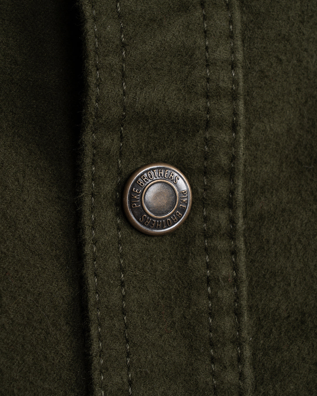 Pike Brothers 1943 CPO Moleskin Shirt Moss Green