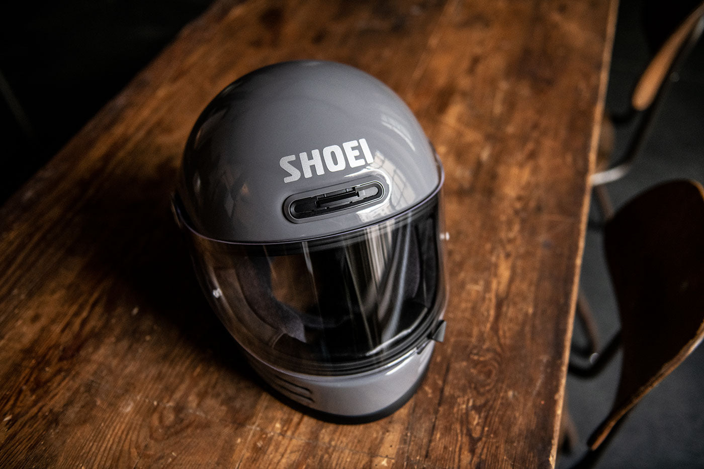 shoei glamster 06 helmet MC helmet Shoei Glamster 06 Helmet Basalt Grey – The Occasional Rider