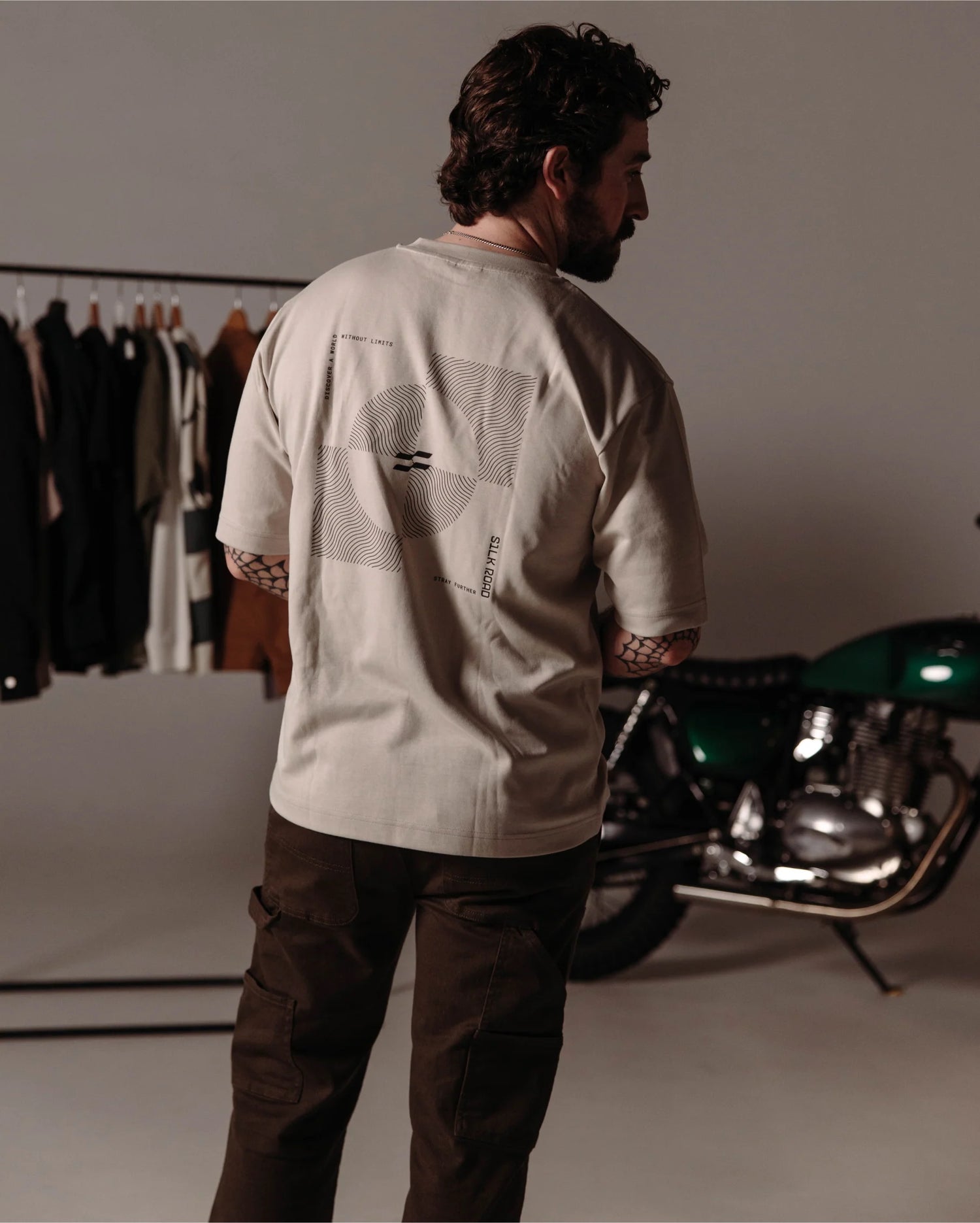 Silk Road Carpenter Motorcycle Pants Brown