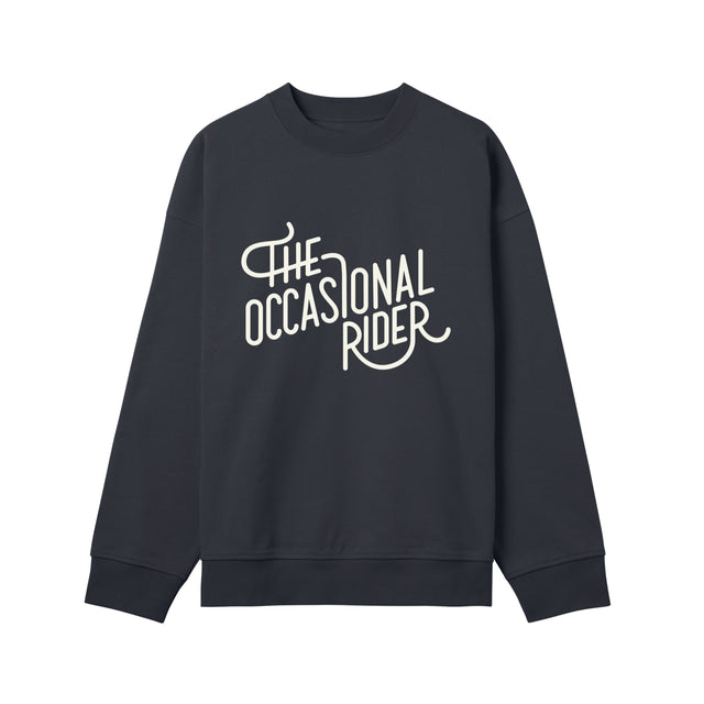 The Occasional Rider Boxy Sweatshirt Black/Foam