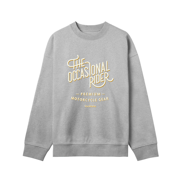 The Occasional Rider Boxy Sweatshirt Grey/Foam