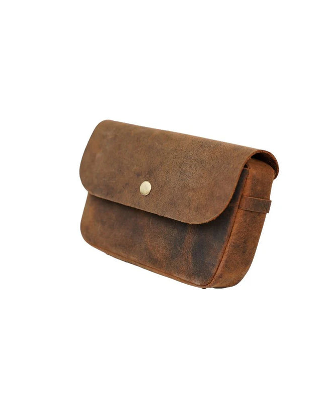 Trip Machine Sidekick Moto Pouch Rich Mocha