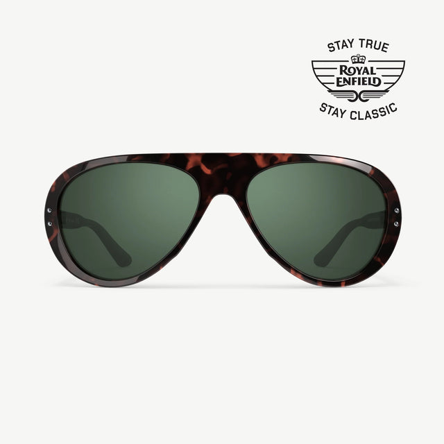 Vallon Moto Aviators Royal Enfield Classic Edition Dark Tortoise/Green