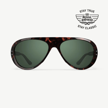 Vallon Moto Aviators Royal Enfield Classic Edition Dark Tortoise/Green