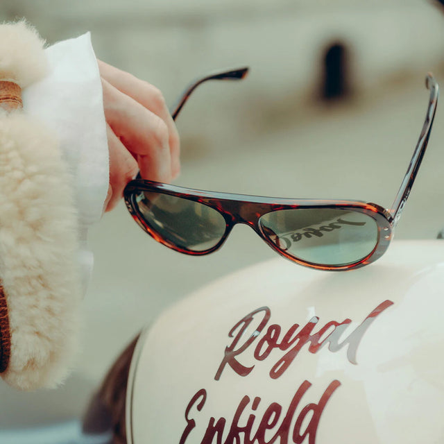 Vallon Moto Aviators Royal Enfield Classic Edition Dark Tortoise/Green