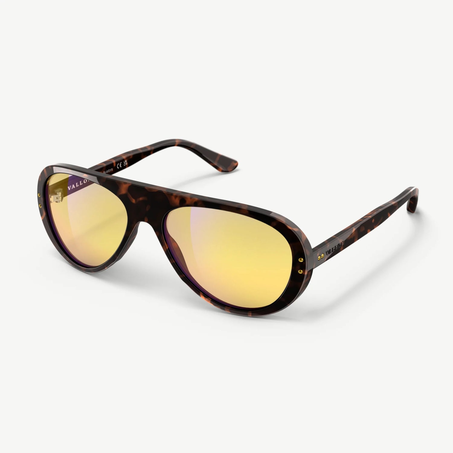 Vallon Moto Aviators Royal Enfield Classic Edition Dark Tortoise/Yellow