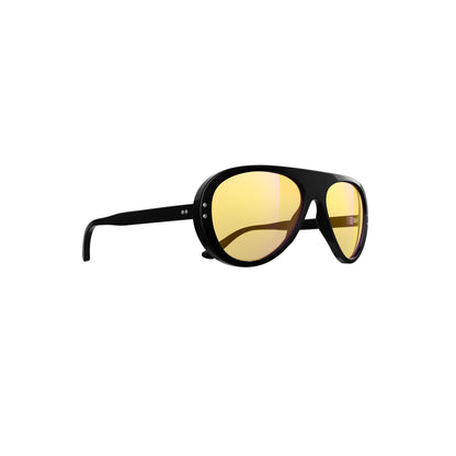 Vallon Moto Aviators Sunglasses Black/Yellow