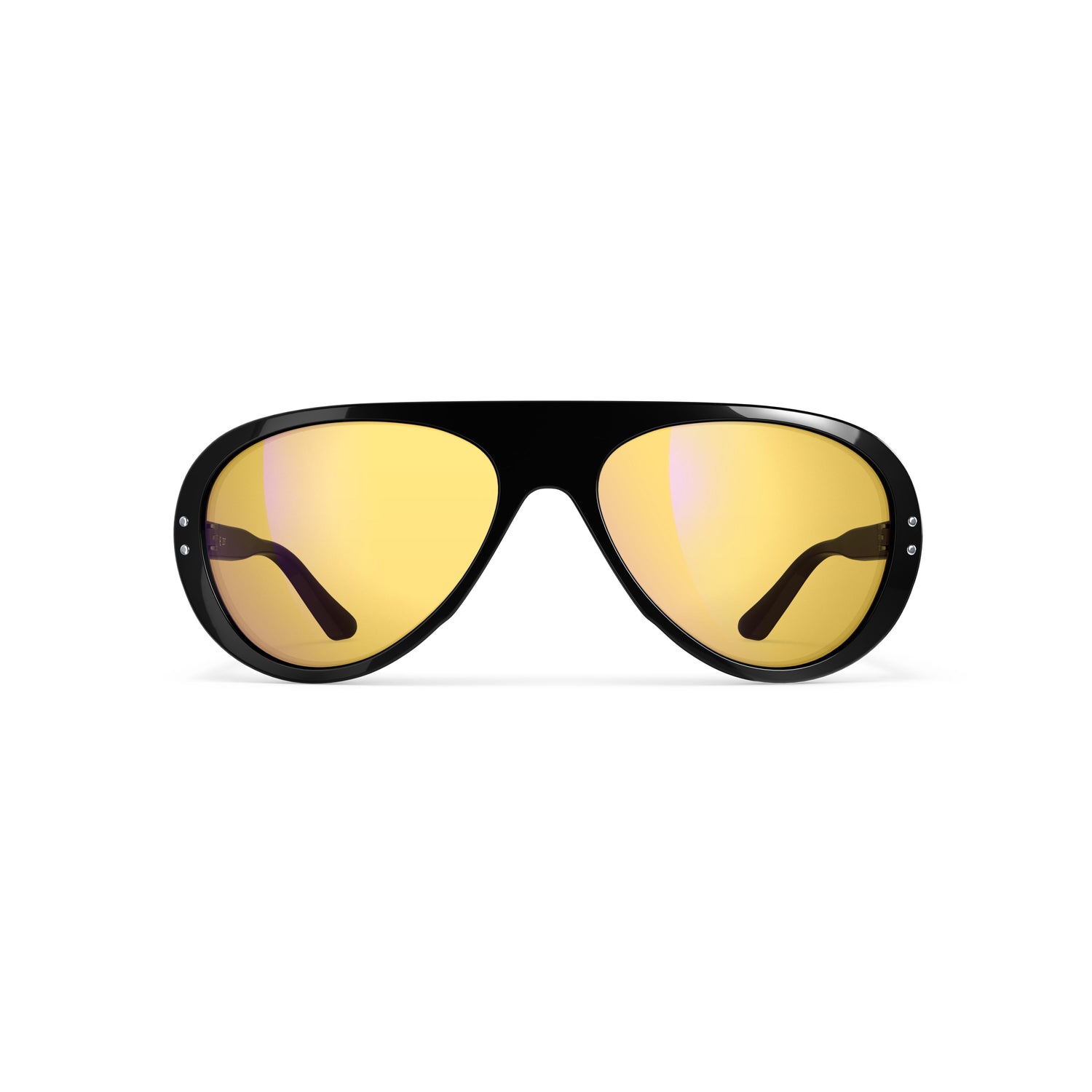 Vallon Moto Aviators Sunglasses Black/Yellow