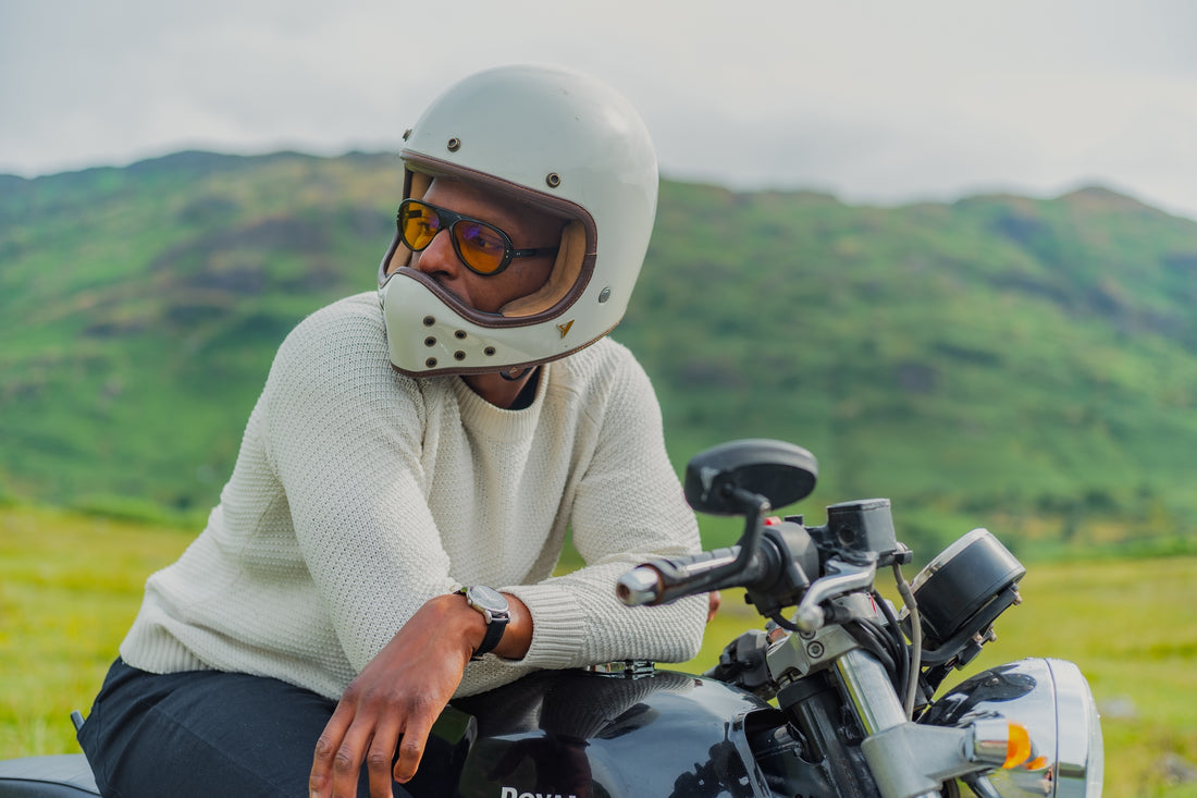 Vallon Moto Aviators Sunglasses Black/Yellow