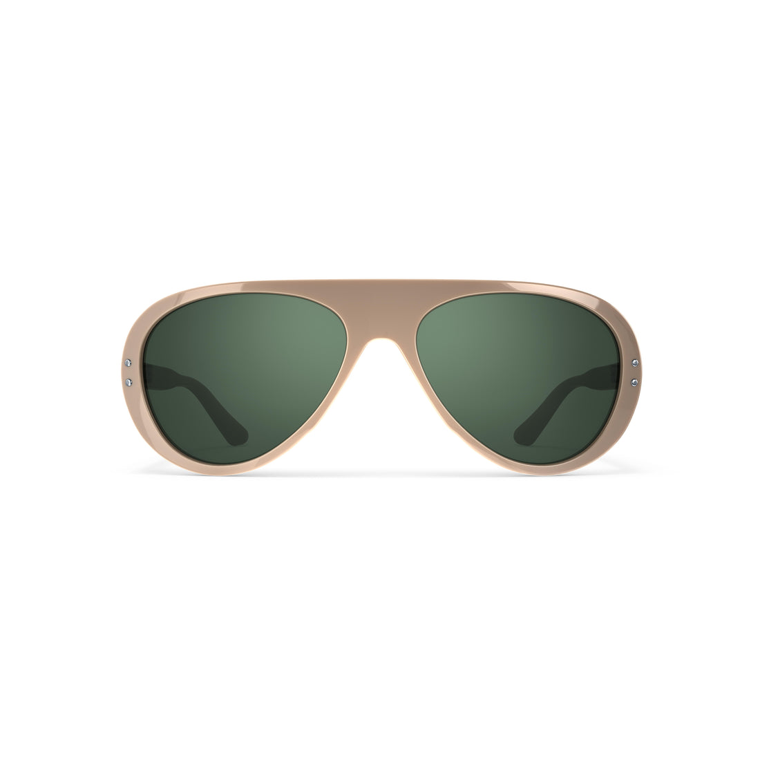 Vallon Moto Aviators Sunglasses Desert/Green
