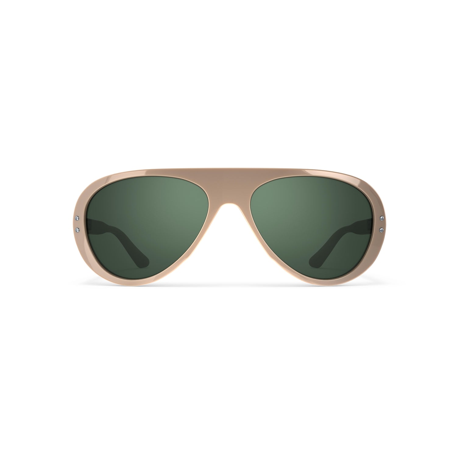 Vallon Moto Aviators Sunglasses Desert/Green