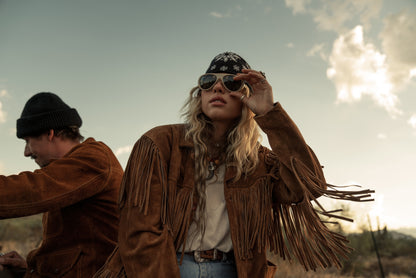 Vallon Moto Aviators Sunglasses Desert/Green