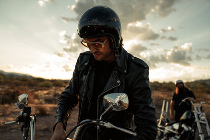 Vallon Moto Aviators Sunglasses Desert/Green