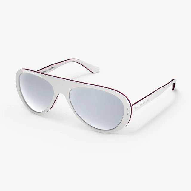 Vallon Ski Aviators Tricolor-White