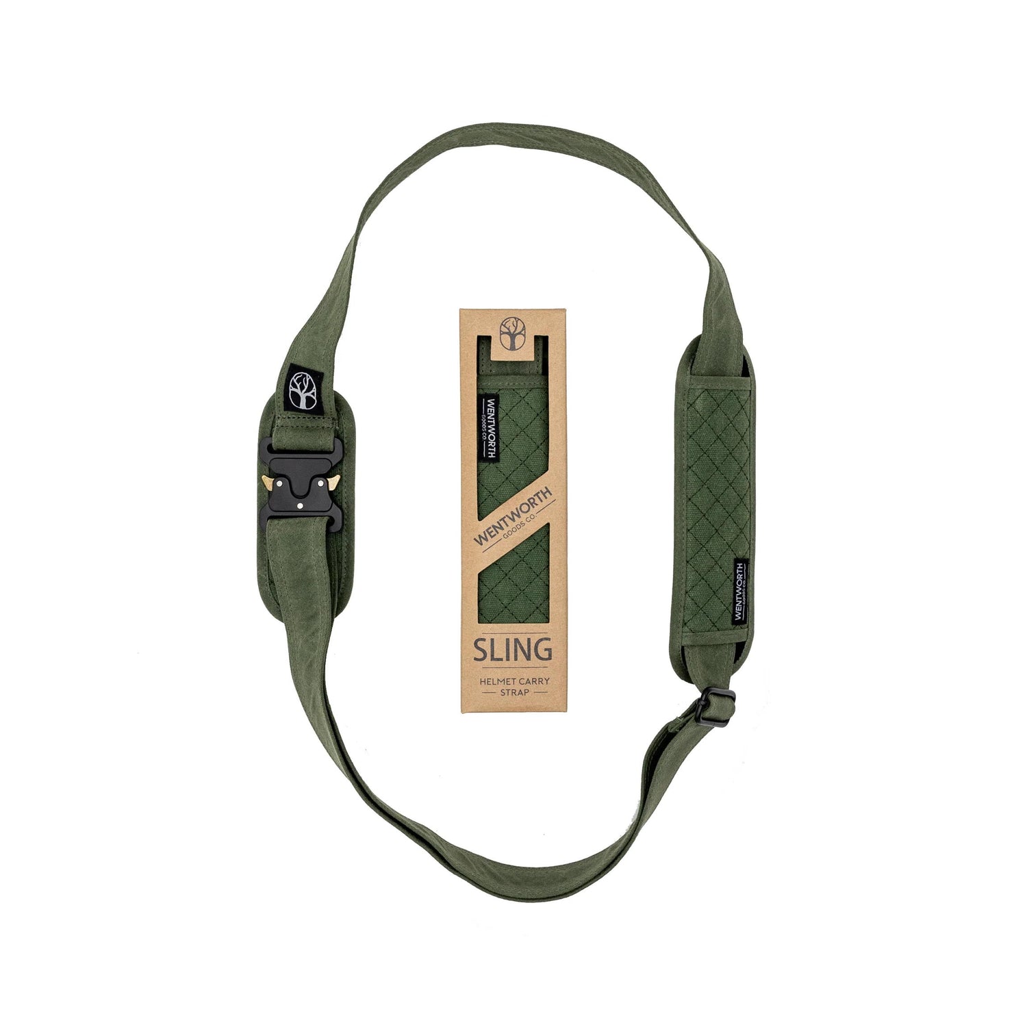 Wentworth Sling Helmet Carry Strap Olive