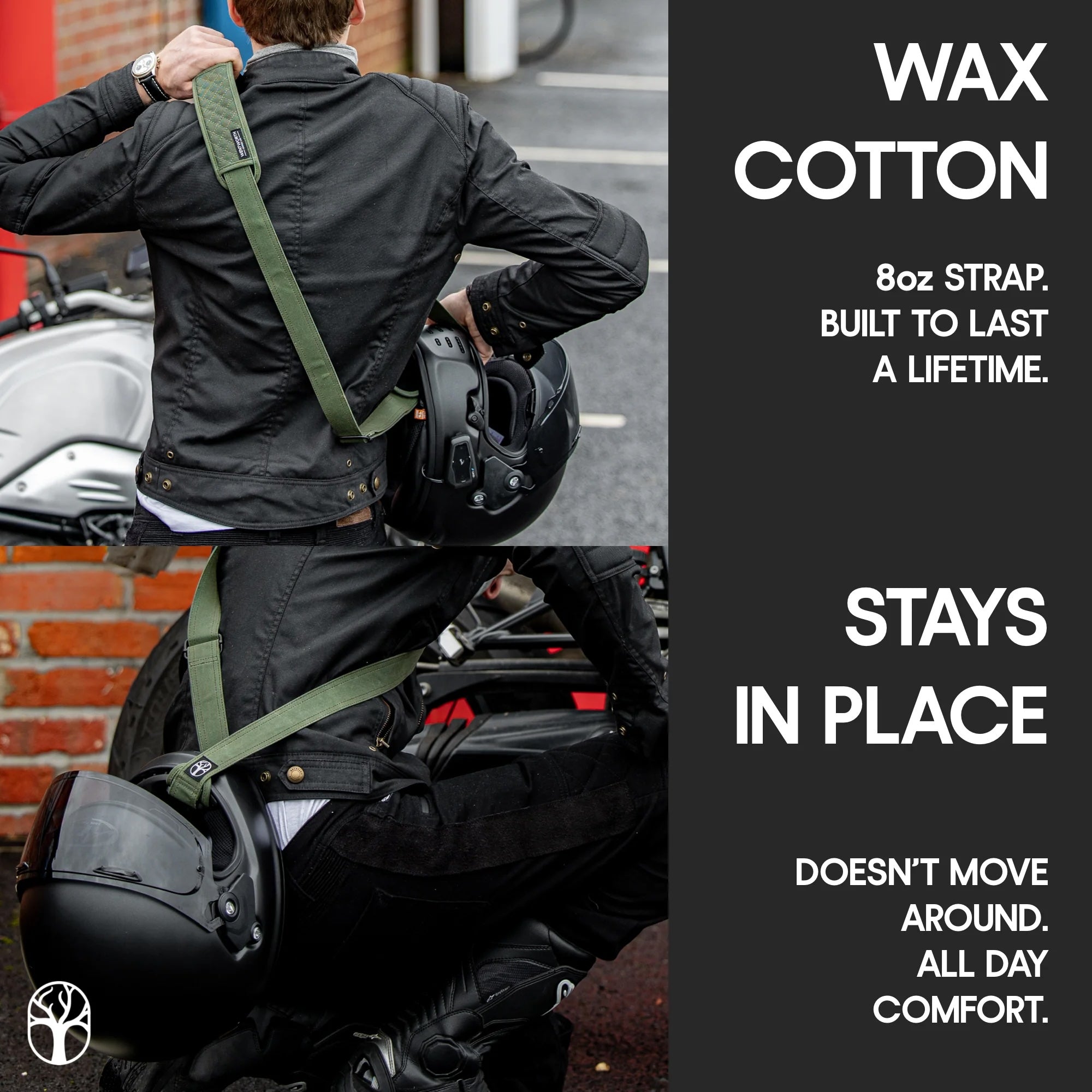 Wentworth Sling Helmet Carry Strap Brown