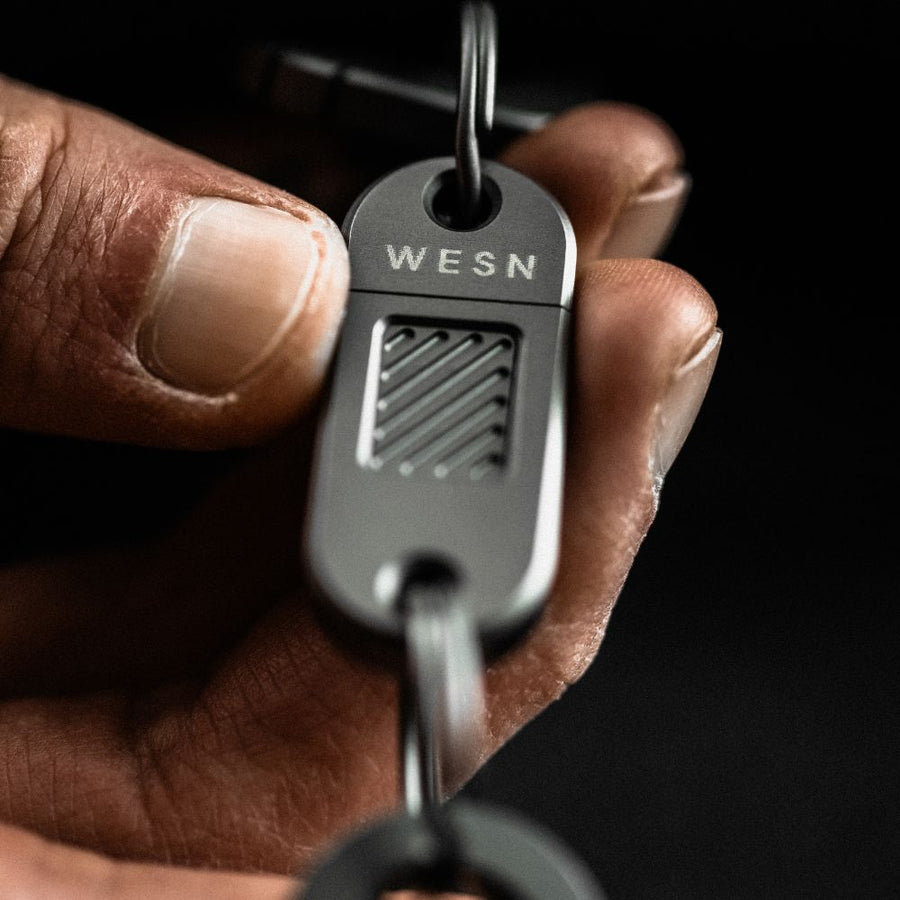 WESN The QR Keyring Black