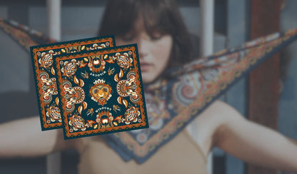 Wildust Sisters Moto Nomad Scarf Burgundy/Cream